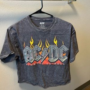 AC/DC crop top